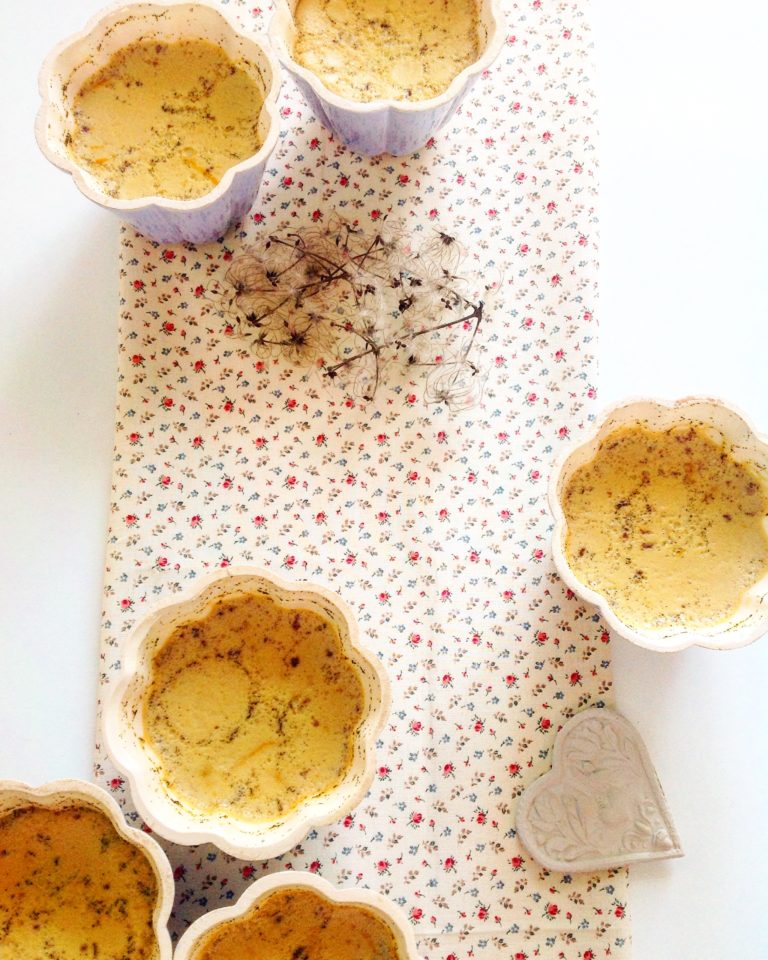 RECETTE DE MES PETITS FLANS VANILLE-ORANGE