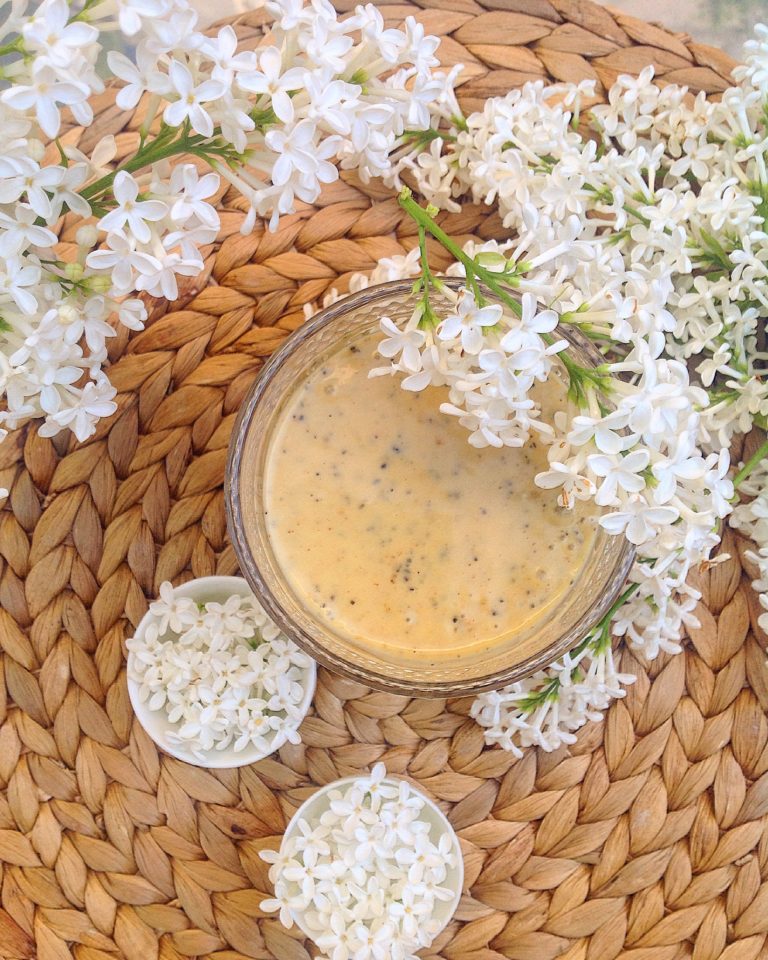 RECETTE DE MON SMOOTHIE LILAS BLANC