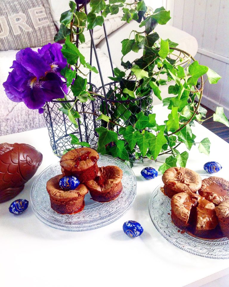 RECETTE DES COEURS COULANTS DE PÂQUES SANS GLUTEN