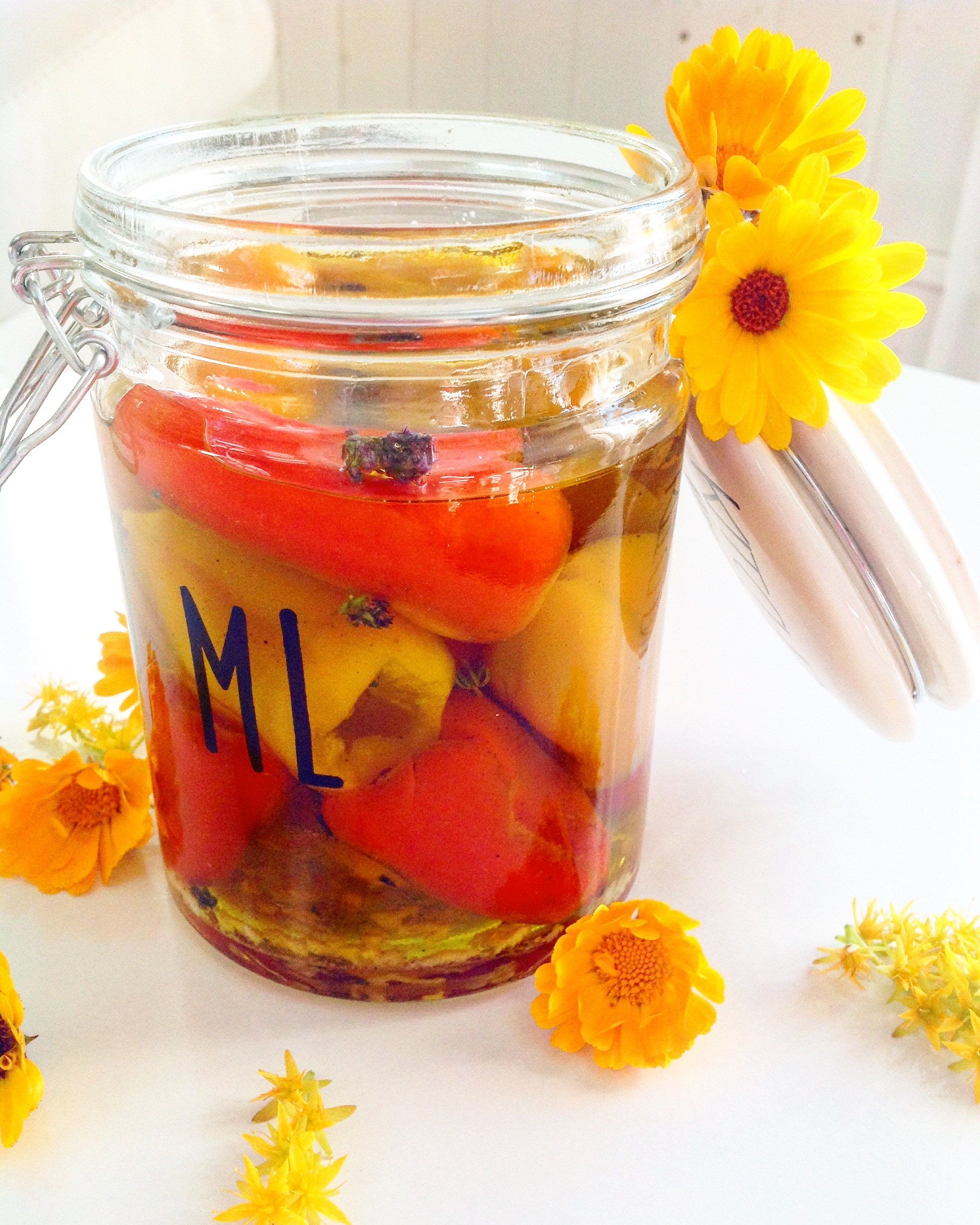 RECETTE DES POIVRONS À L’HUILE D’OLIVE – ♡ Les kifs de Sandra