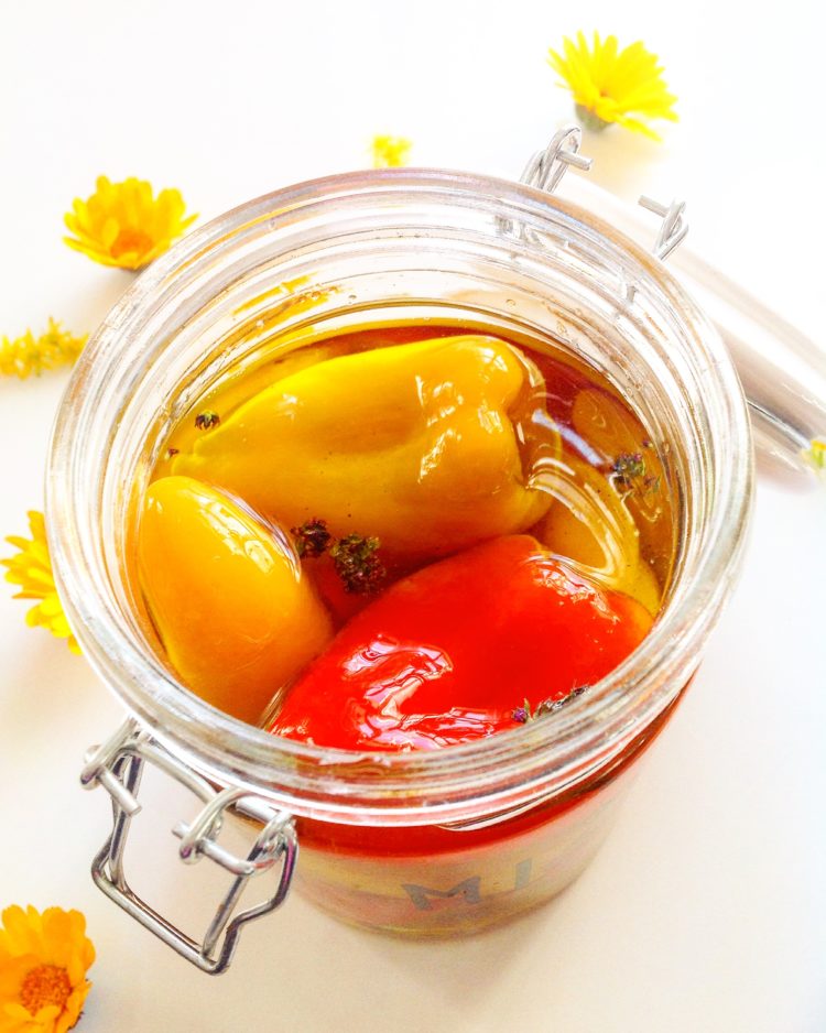 RECETTE DES POIVRONS À L’HUILE D’OLIVE – ♡ Les kifs de Sandra
