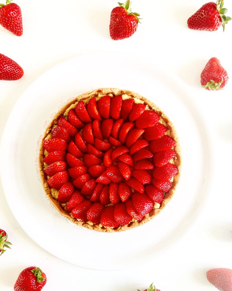 RECETTE DE MA TARTE AUX FRAISES