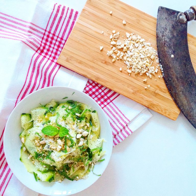 COURGETTES À LA MENTHE