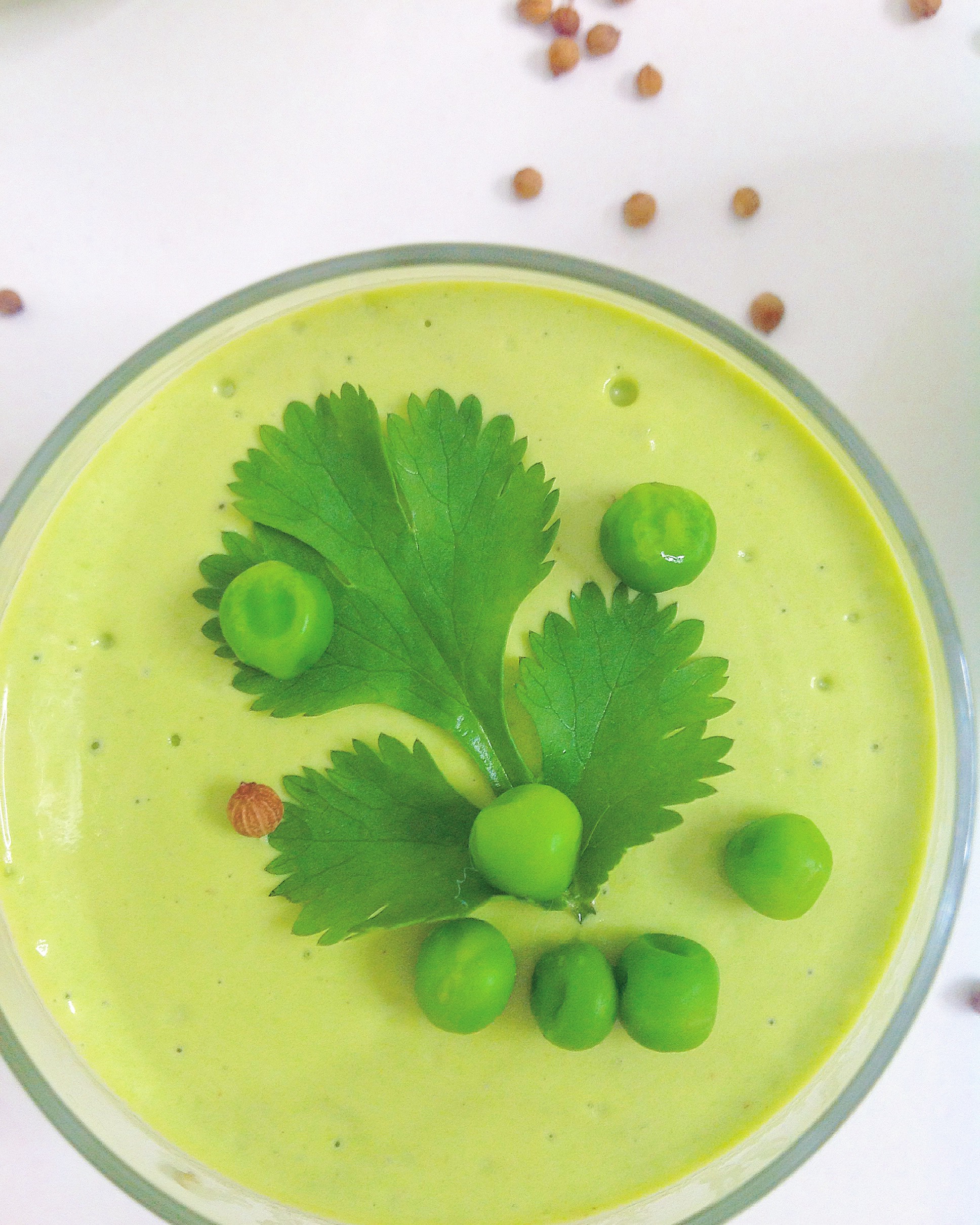 PETITS POIS CRÈME EN VERRINE ♡ Les kifs de Sandra
